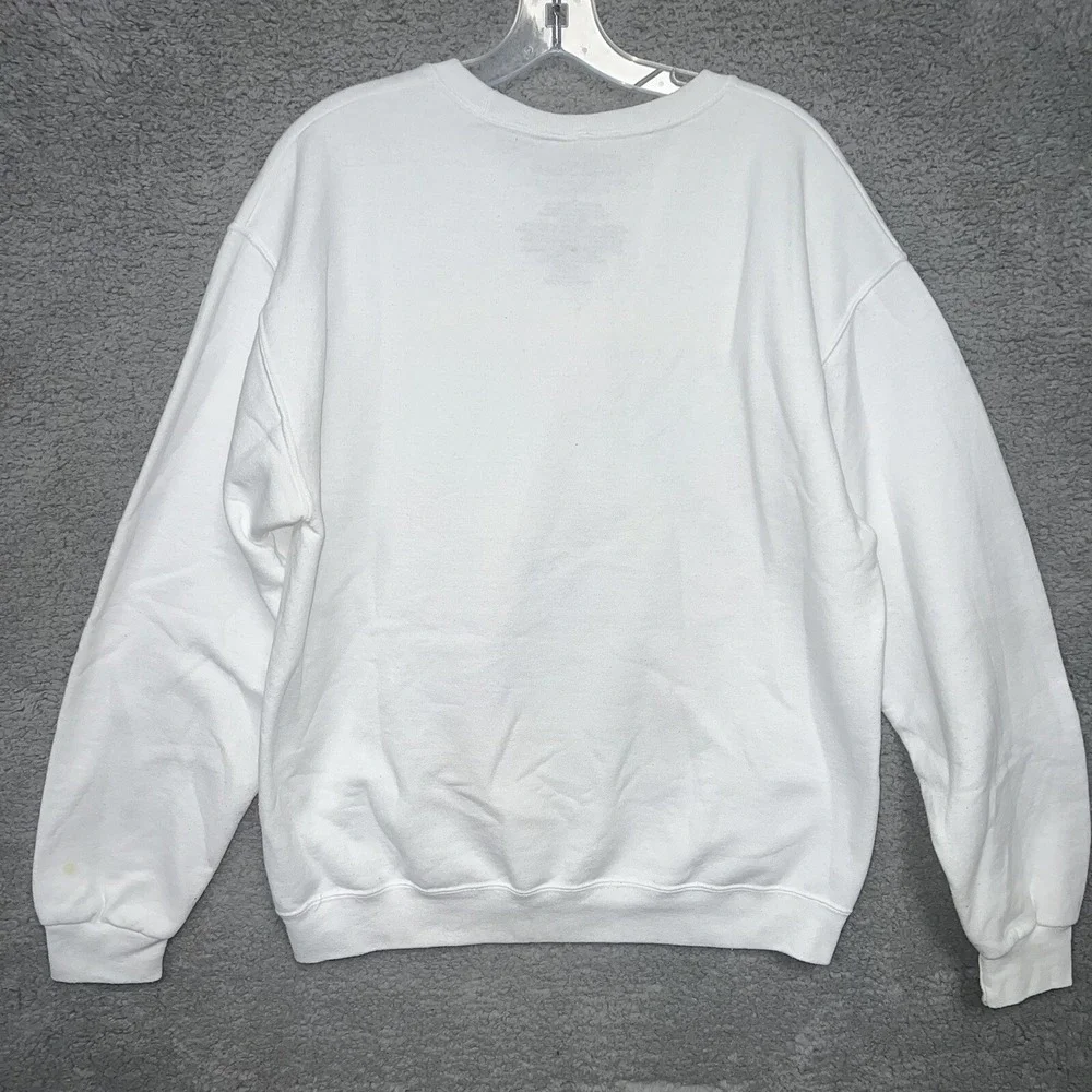 Pac-Man C-Life Sweater Men's Size M White Graphic 